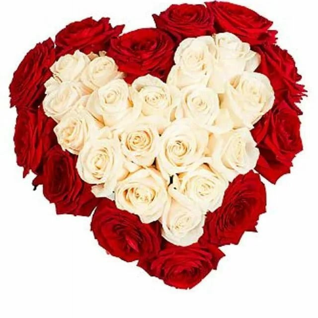 Букет цветов "Бриллиантовое сердце" Букет цветов "Бриллиантовое сердце"